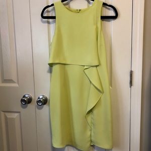 Bright Chartreuse Rachel Roy Dress